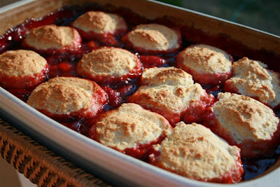 Fresh Plum Cobbler