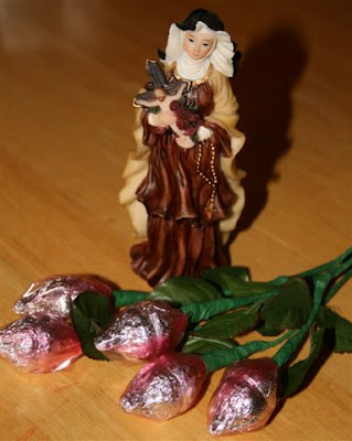 Chocolate Roses for St. Thérèse