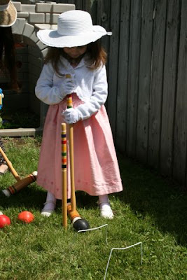 A Game of Croquet at the Tea Party