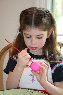 Decorating and Painting Eggs for Easter