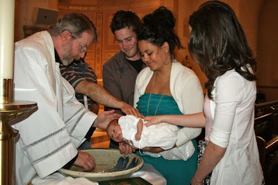 An Infant Baptism and a Prayer Request…