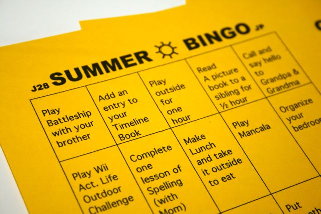 Summer Bingo