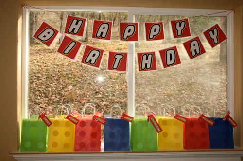 A Lego Themed Birthday Party
