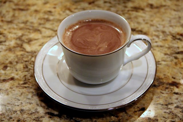 Chocolate Caliente on Columbus Day