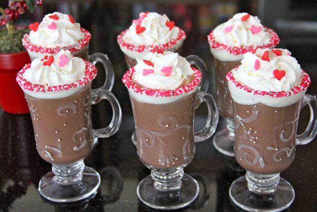 St. Valentine’s Day Cocoa with Sprinkles