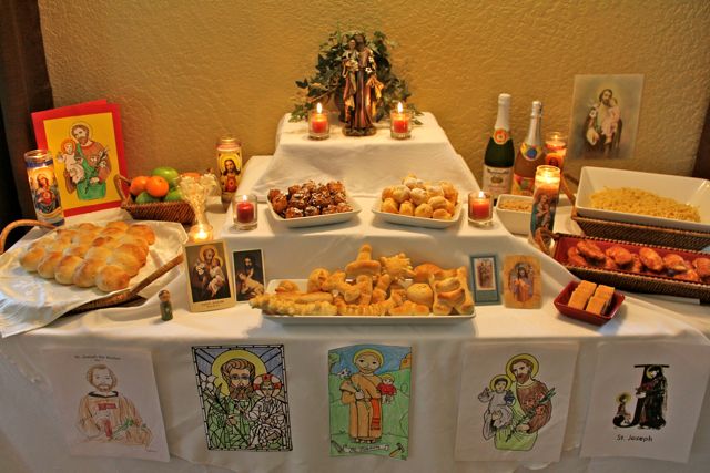 Our 2012 St. Joseph’s Altar