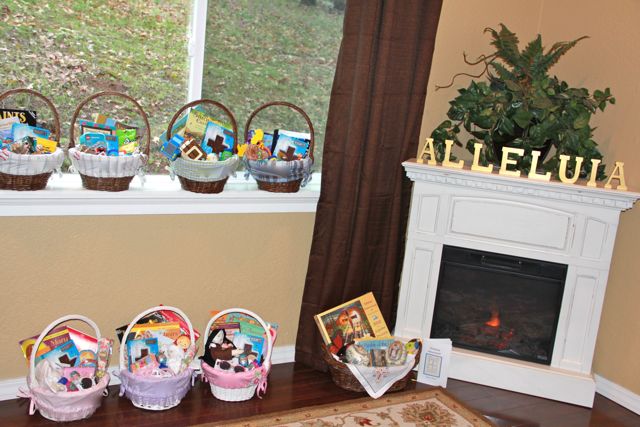On Easter Morning {Our 2012 Easter Baskets!}