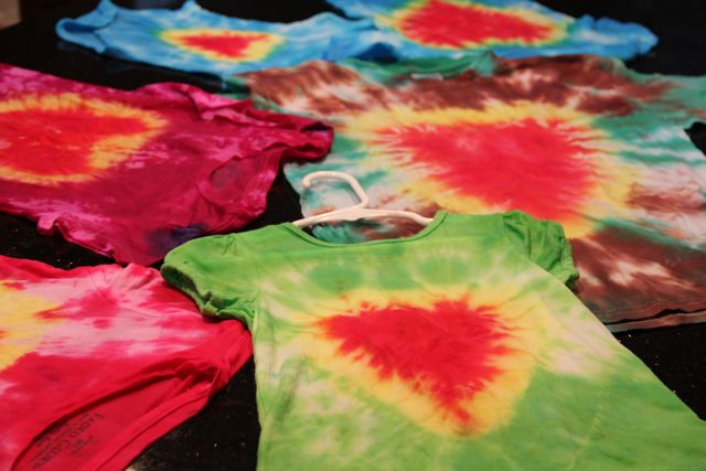 Sacred Heart Tie Dyed T-Shirts - Shower of Roses Blog