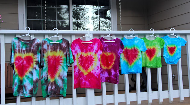 Sacred Heart Tie Dyed T-Shirts