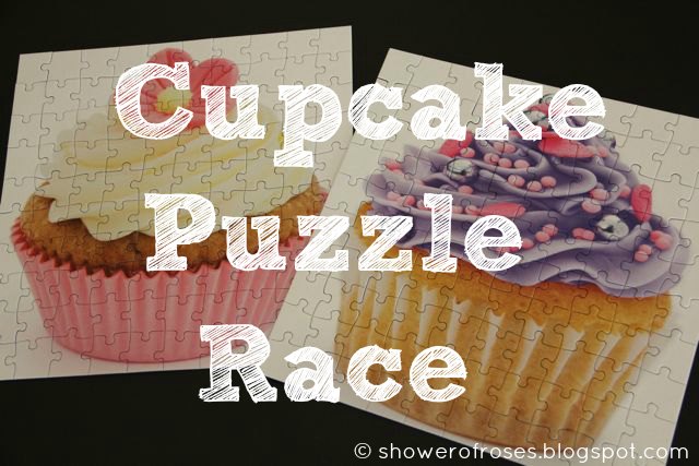 Tea Party Games :: A Cupcake Jigsaw Puzzle Race!
