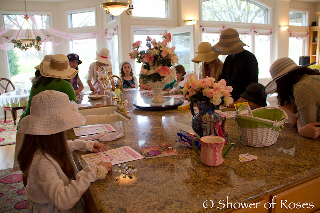 indoor tea party games