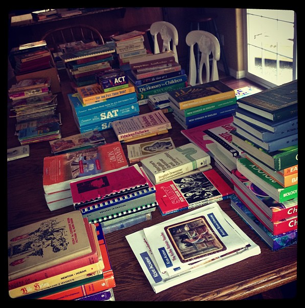 One Last Used Book Sale {Listing Books for my Mom}