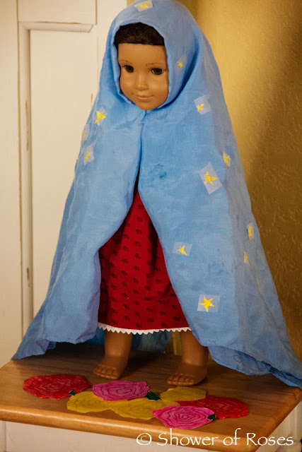 The Dolls’ Saint Costumes {with links to our children’s past Saint Costumes!}