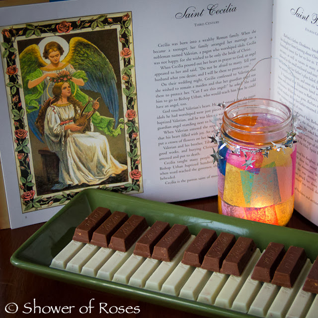 On the Feast of St. Cecilia :: A Sweet and Simple Treat