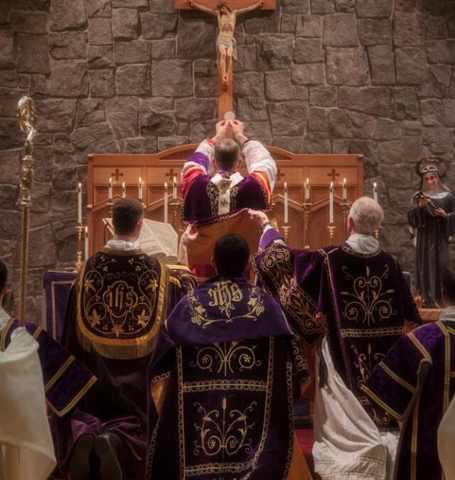 1st Pontifical High Mass at the Throne