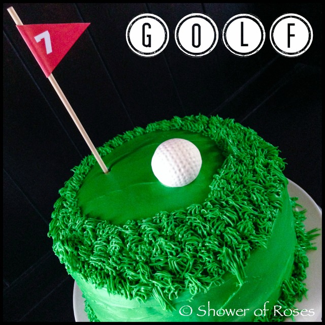 Golf Birthday Cake