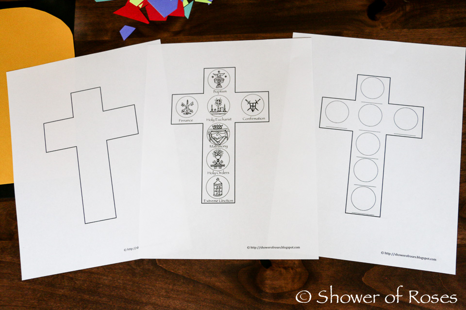 7 sacraments coloring pages for kids