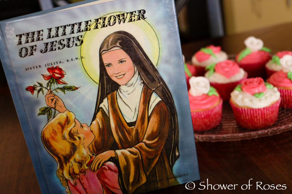 Rose Cupcakes for St. Thérèse