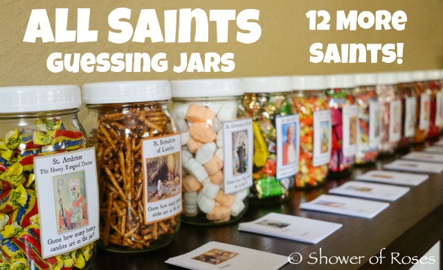 12 More Saint Themed Guessing Jars