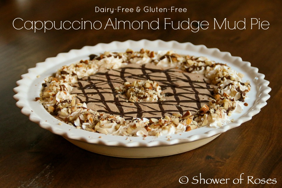 Dairy-Free Cappuccino Almond Fudge Mud Pie