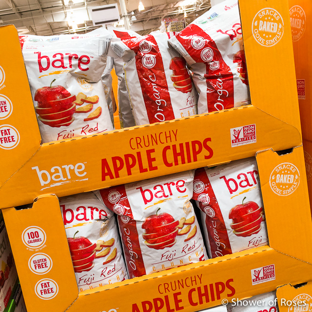  Bare Organic Apple Chips, Cinnamon, Gluten Free + Baked, Multi  Serve Bag, 3 Oz,Pack of 1