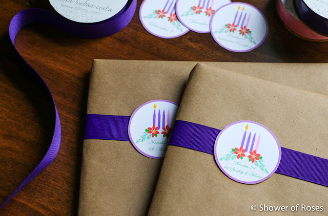 Our 2015 Advent Book Basket and Printable Labels {and a Christmas Mosaic Giveaway!}