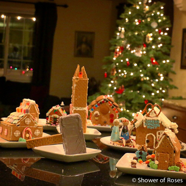 Gingerbread Houses on New Year’s Eve