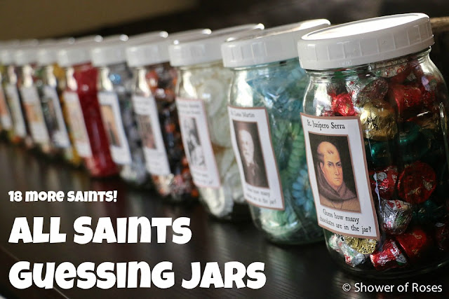 All Saints Guessing Jars {18 More Saints!}