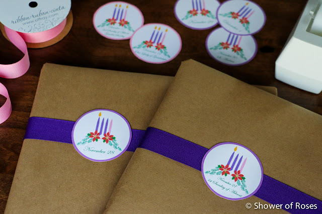 Our 2016 Advent Book Basket and Printable Labels {Plus Christmas Mosaic & Picture Book Giveaway!}