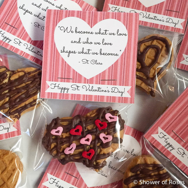 Nutter Butter Heart Cookie Valentines