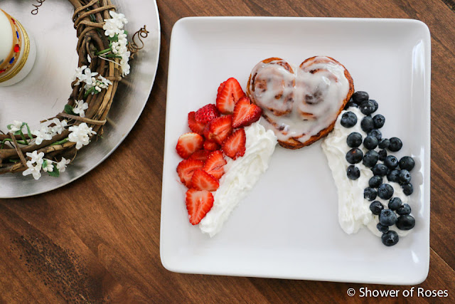 Divine Mercy Cinnamon Rolls