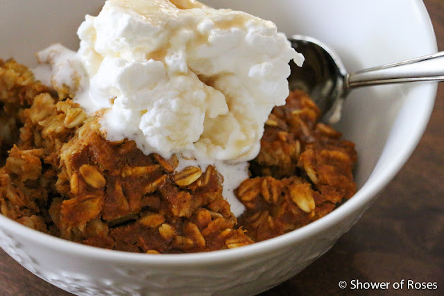 Baked Pumpkin Pie Oatmeal