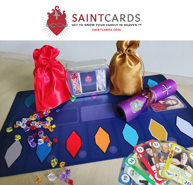 SaintCards: Deluxe Starter Combo (Includes Game Mat)