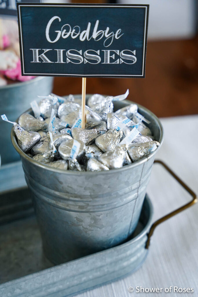 Goodbye Kisses Graduation Party Candy Buffet 