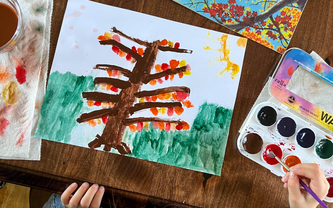 Autumn Leaves: Painting with Watercolors