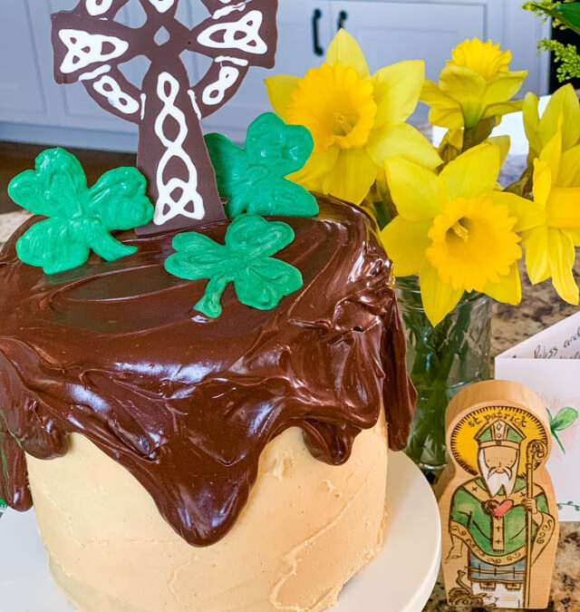 A Celtic Cross Cake on St. Patrick’s Day