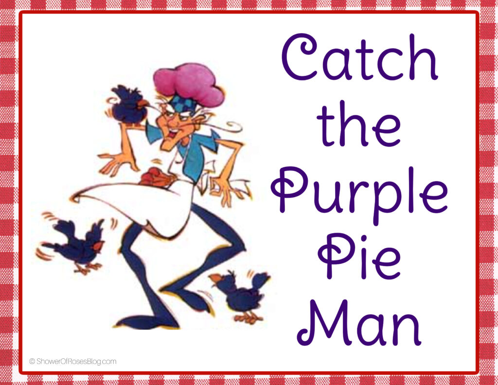 Catch the Purple Pie Man Game
