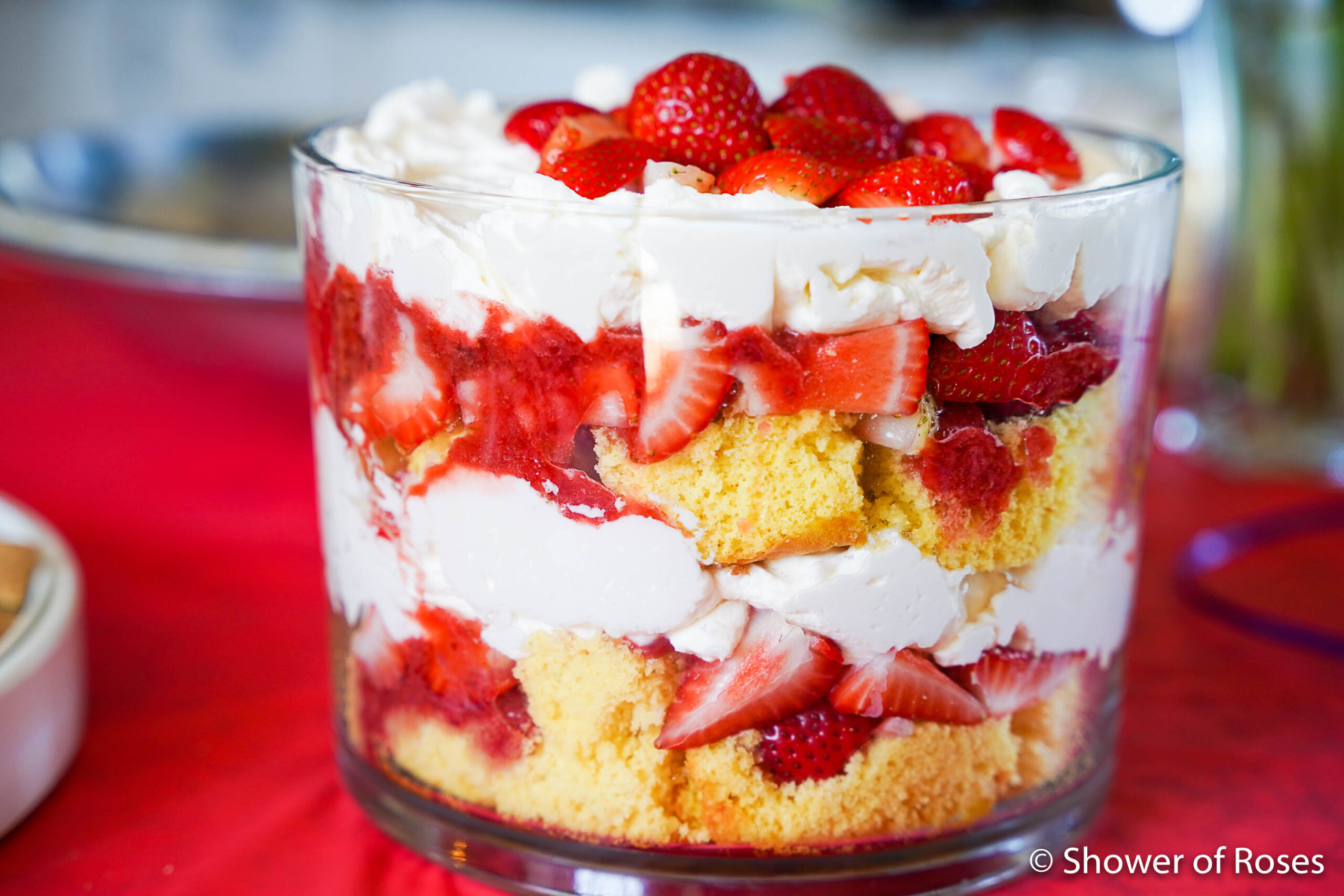 Strawberry Shortcake Trifle