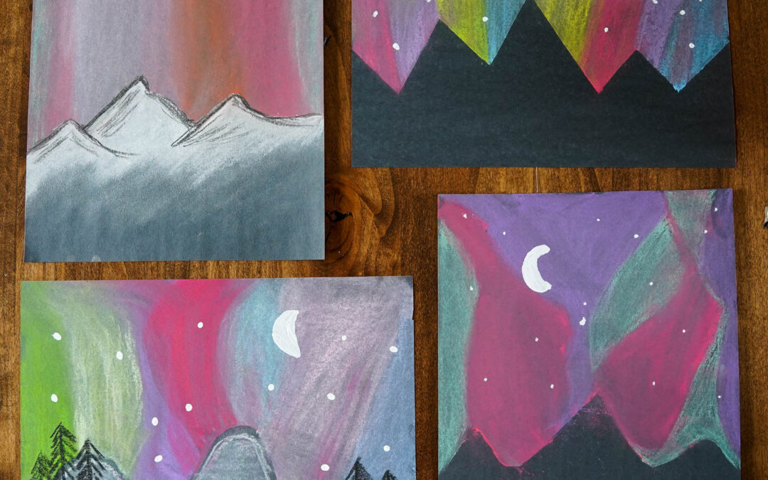 The Northern Lights: An Art Project with the Kids