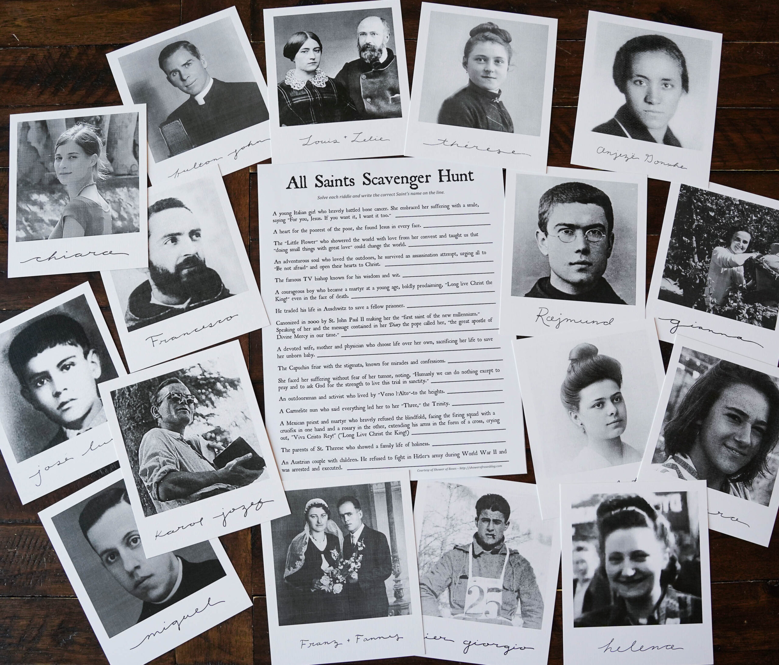 All Saints Scavenger Hunt – Fifth Edition