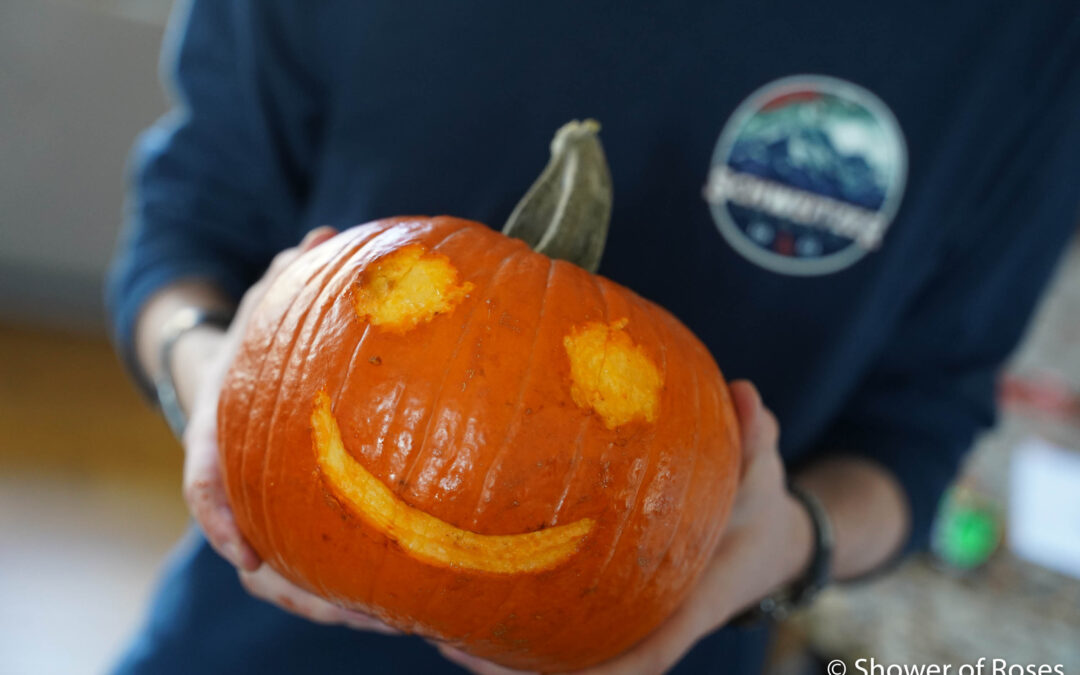 Chicken Pumpkin Carving Experiment